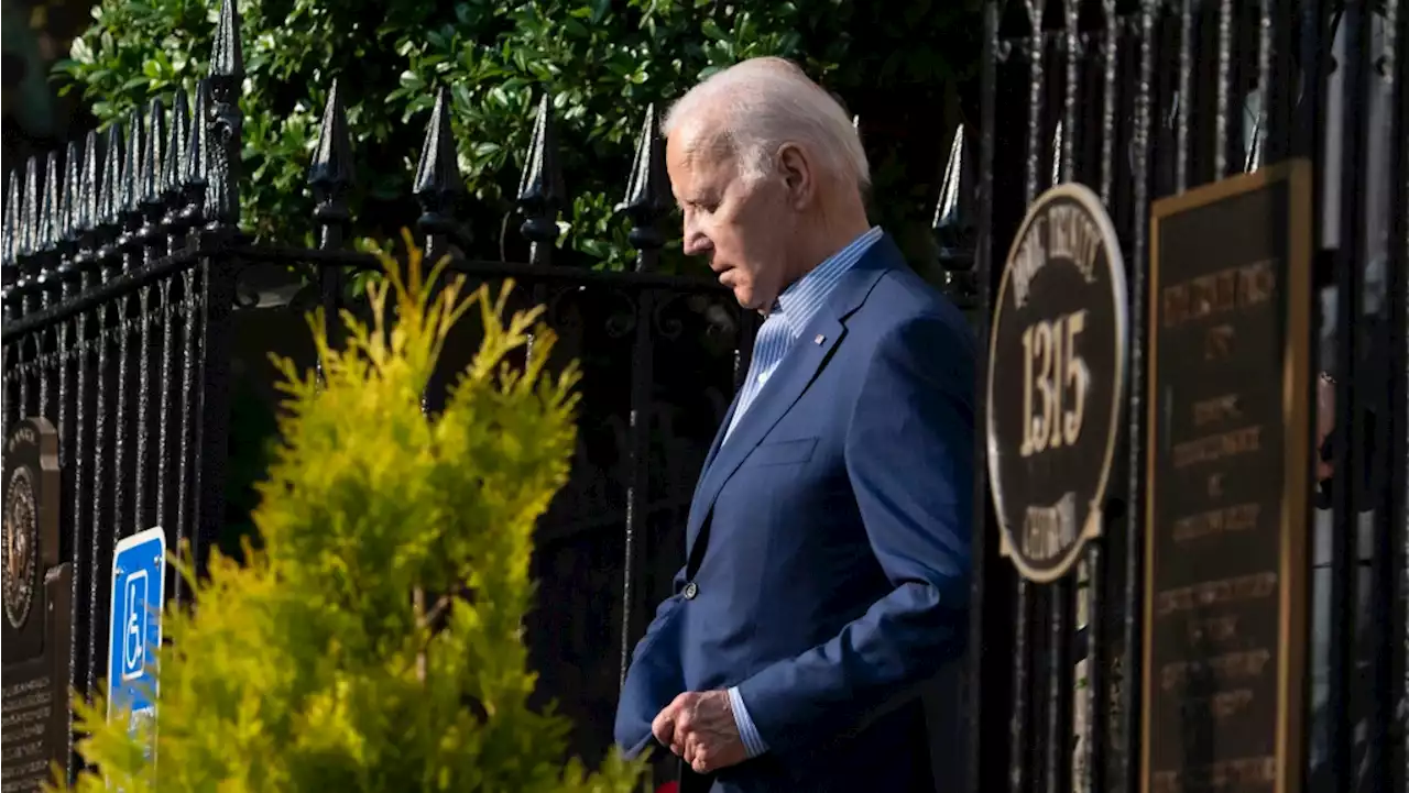 Biden is determined to say as little as possible about Trump's indictment