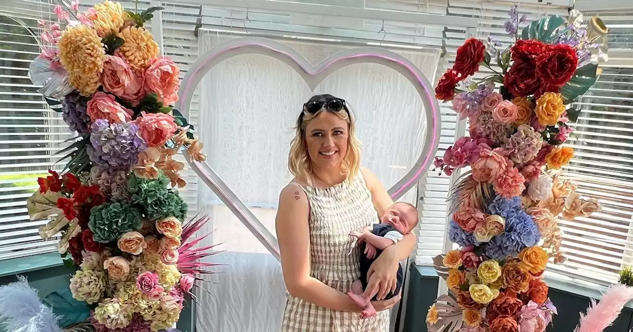 Ellie Warner leaves fans confused as she shares glam snap with newborn baby