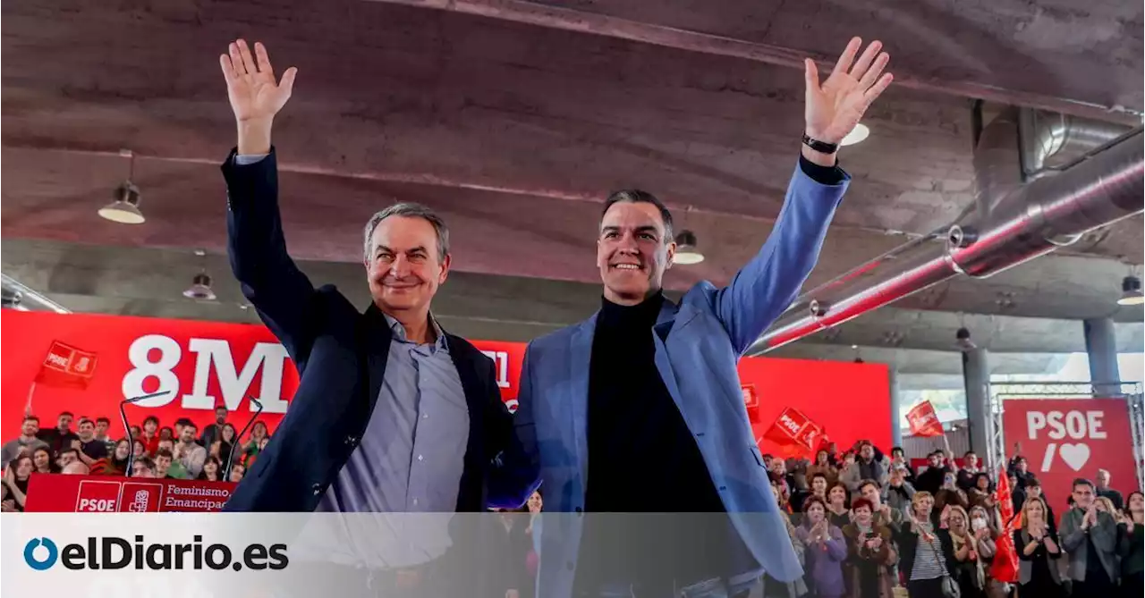 Zapatero entra al choque con la derecha para defender a Sánchez y al PSOE