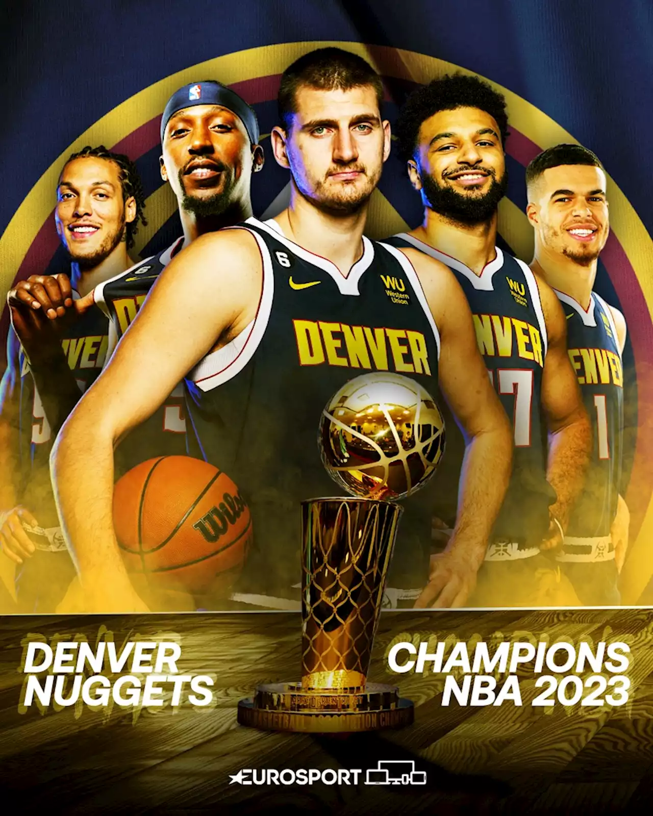 NBA - Les Denver Nuggets sacrés champions NBA, Nikola Jokic MVP des finales !