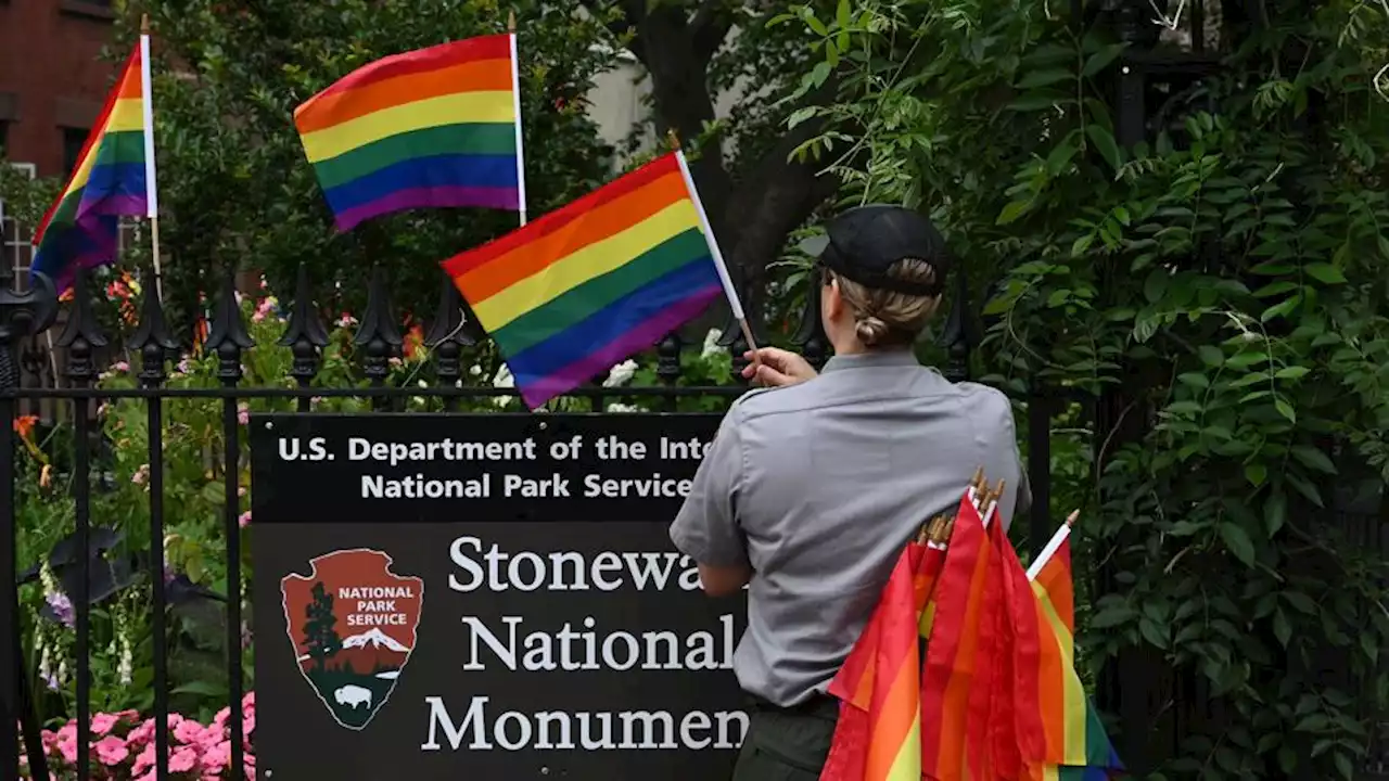 Pride Flags Torn Down And Vandalized Outside Stonewall Monument, NYPD Says