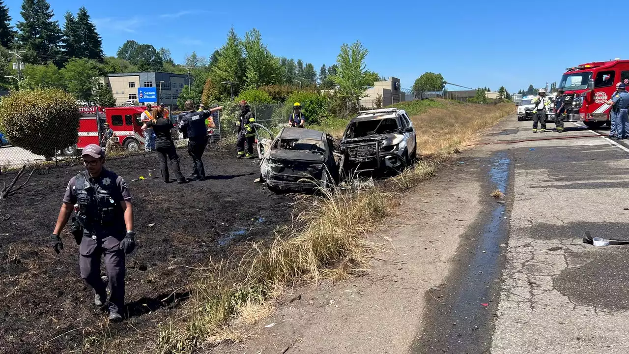 Deputies: Suspect arrested after armed carjacking, pursuit, fires on I-5 in Pierce County