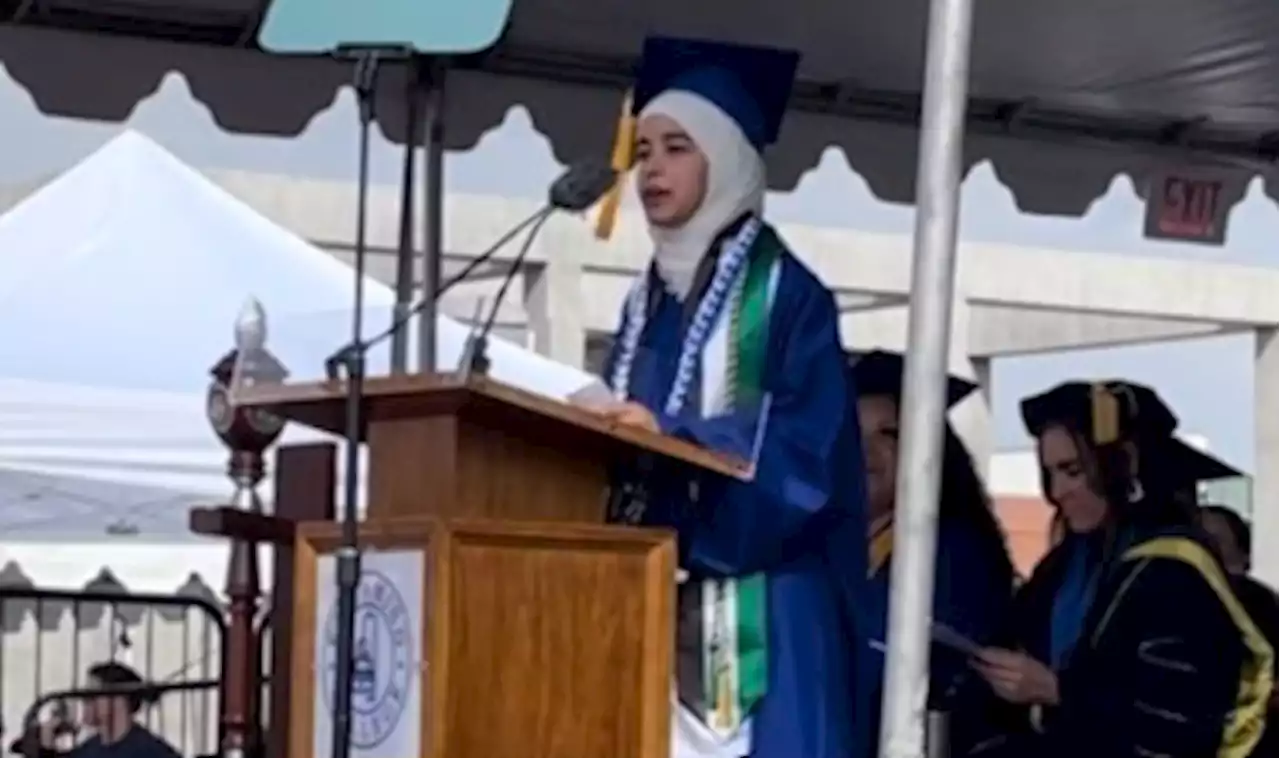 California college grad's antisemitic speech accuses Israel of 'killing and torturing Palestinians'