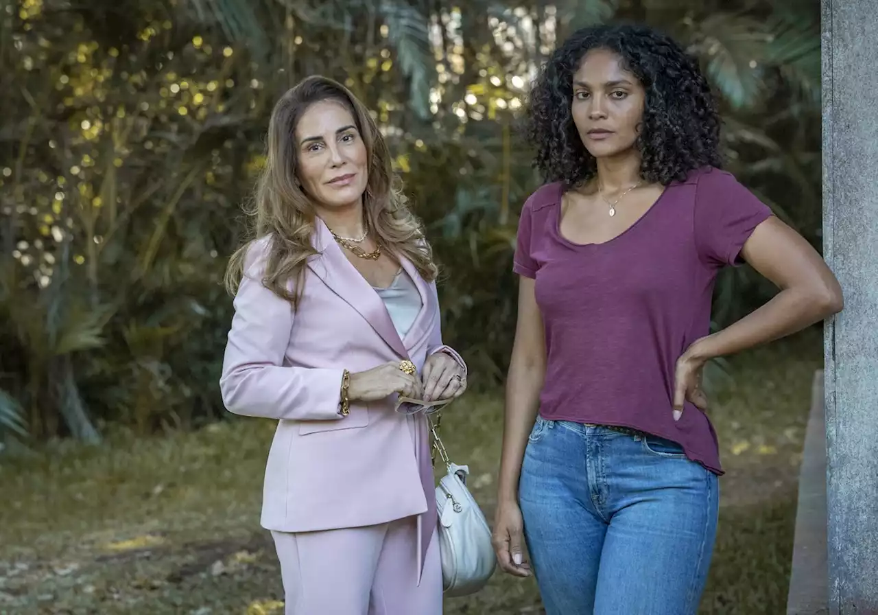 Nos resumos da novela ‘Terra e paixão’, Irene tenta enrolar Aline