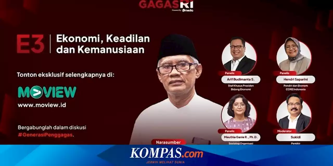 Haedar Nashir Bahas Keadilan Sosial di Gagas RI Episode Ketiga