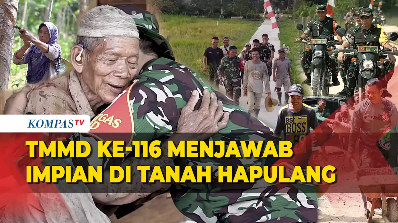 TMMD Ke-116 Jiwa Gotong-Royong Bersatu Membangun Desa Hapulang