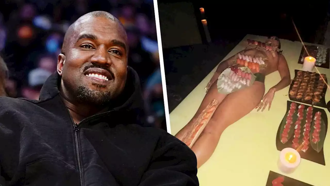 Nackte Frau als Sushi-Tablett: Kritik an Kanye