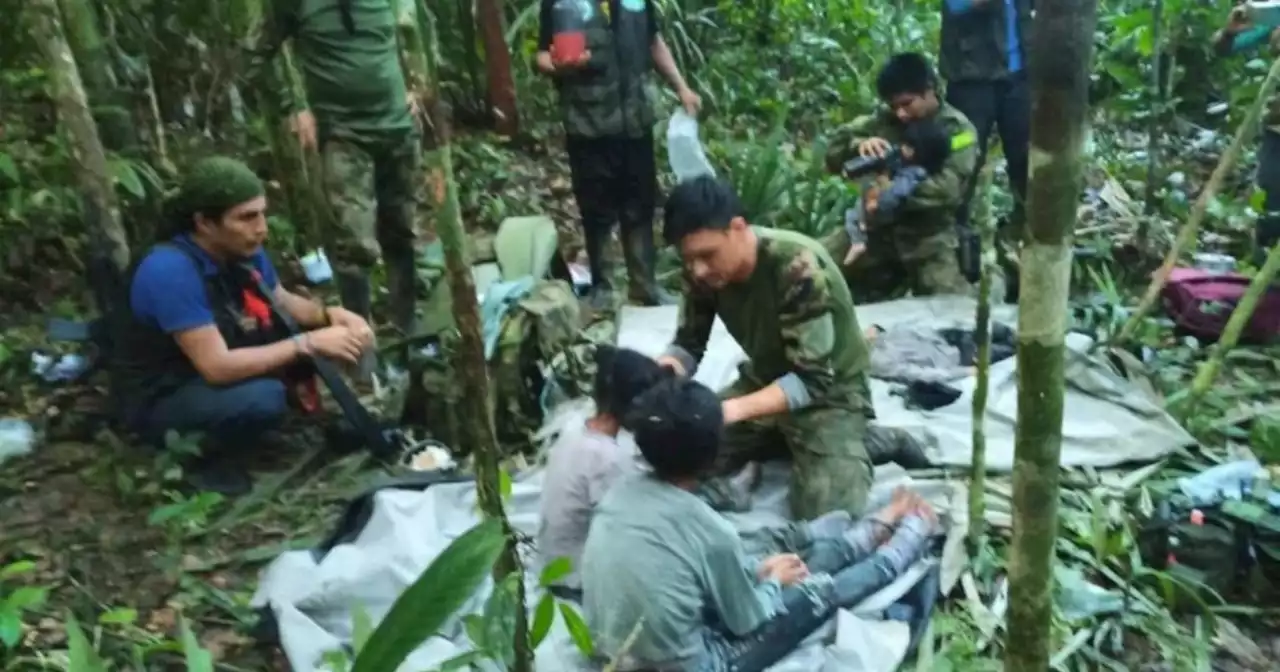 Se conoce el estado de salud de los niños rescatados en la selva; dos tienen fiebre