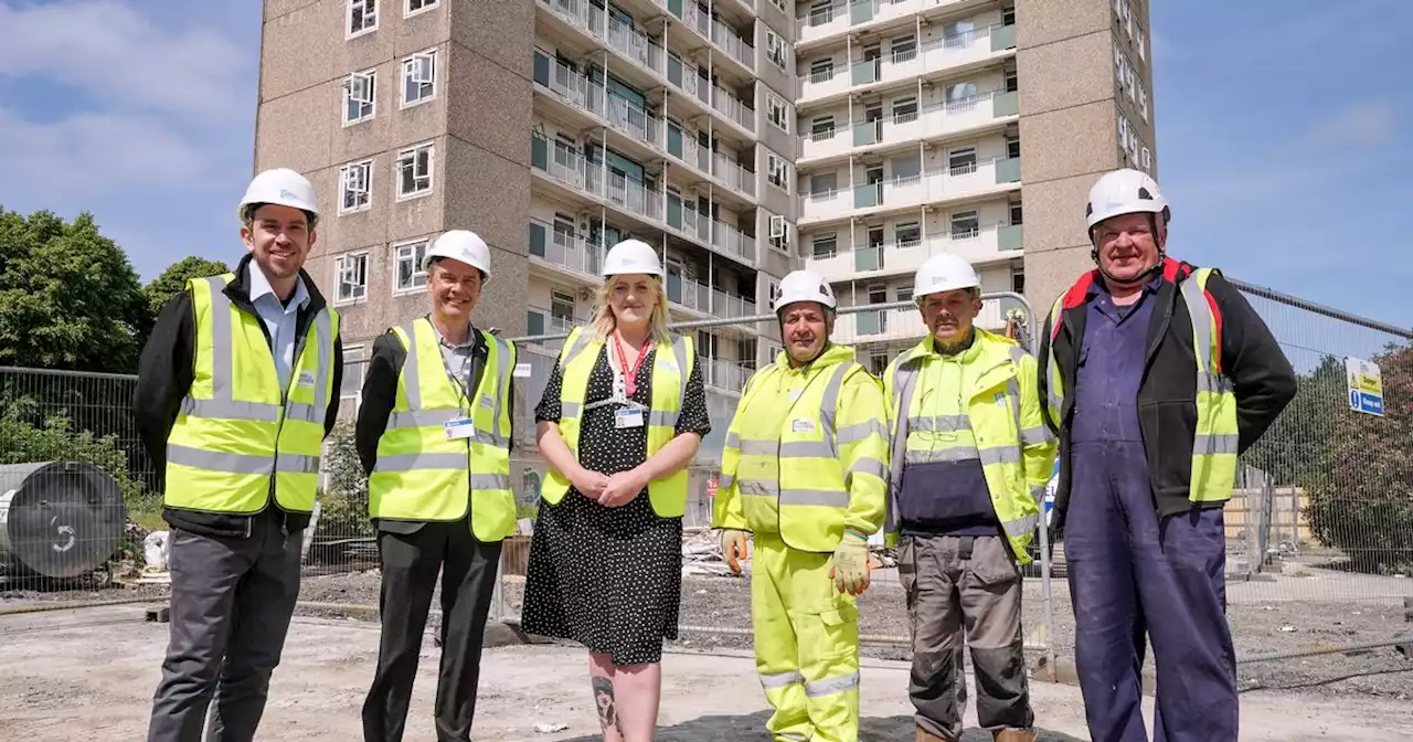 Demolition of eyesore Leeds towerblocks gets underway