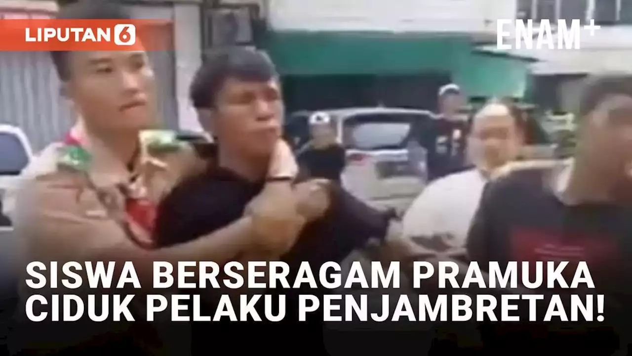 Aksi Heroik Pelajar Berseragam Pramuka Amankan Pelaku Jambret di Kemayoran Jakarta Pusat