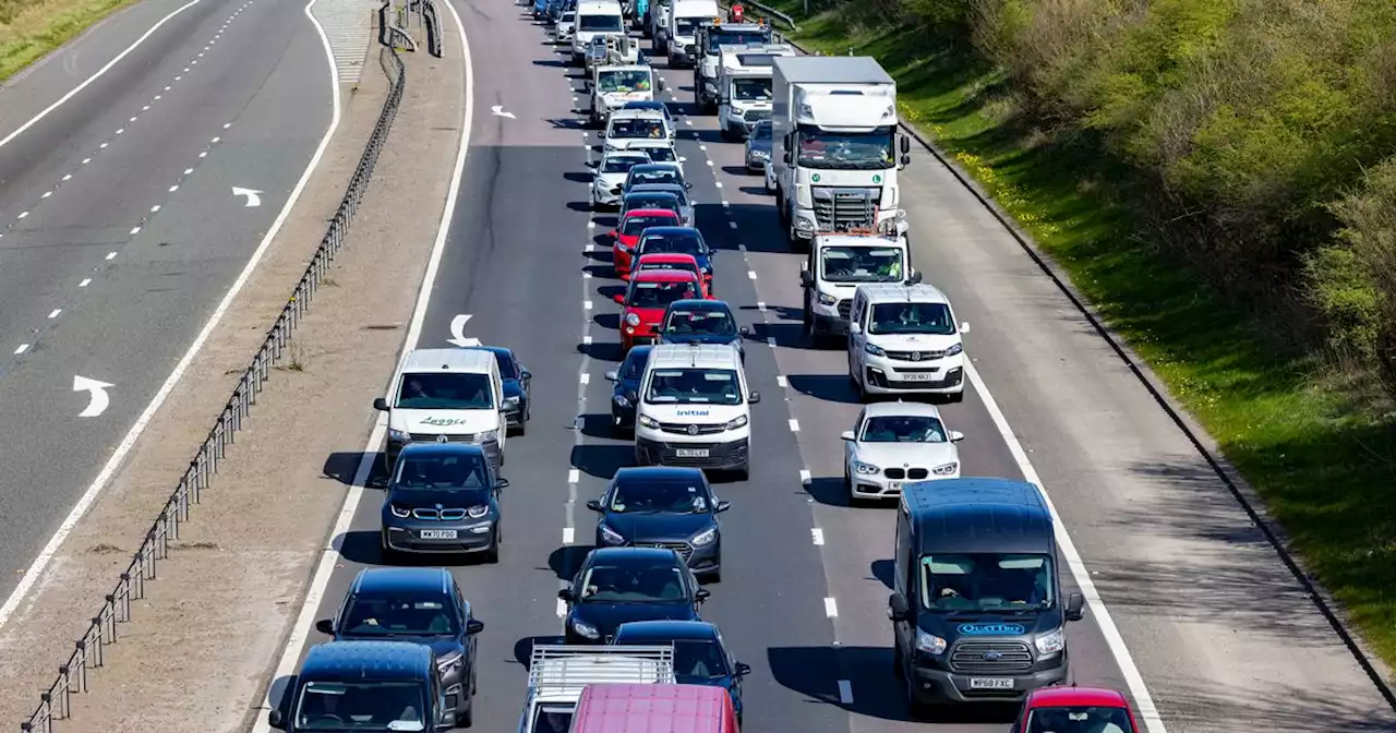 M65 traffic misery as multi-vehicle crash long delays and miles of congestion