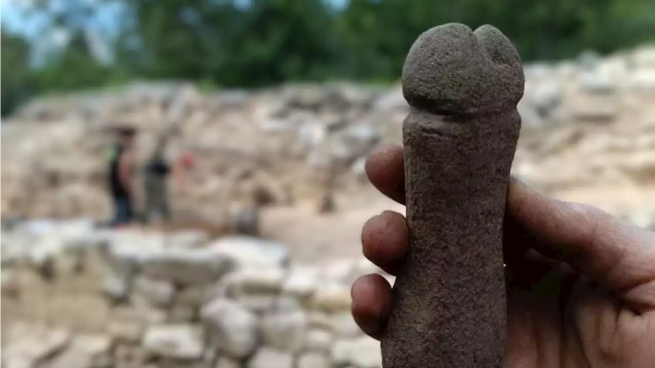 6-inch stone penis was used to sharpen weapons in medieval Spain