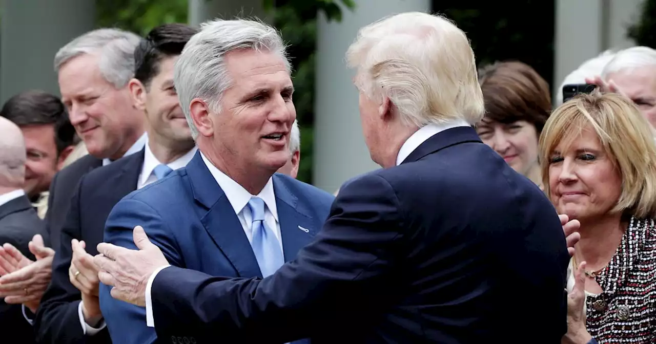 McCarthy defends Trump with odd comments about bathroom locks