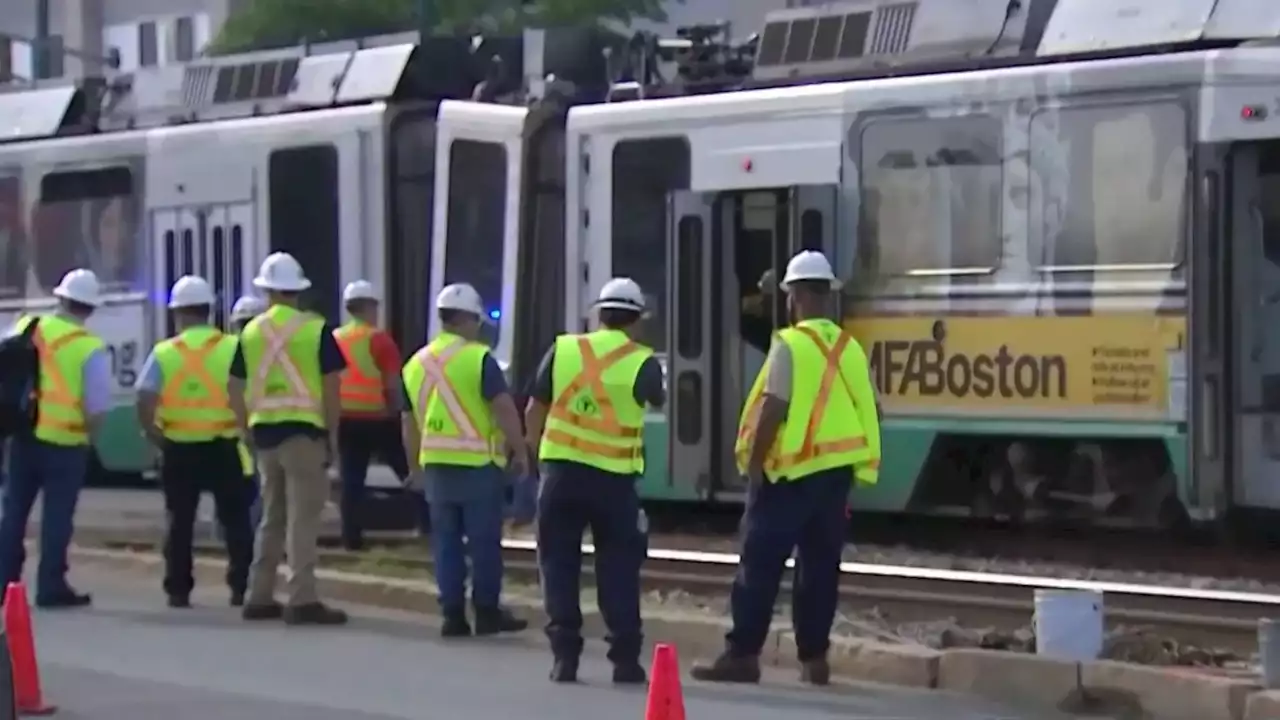 Service back to normal along Green Line's B Branch following trolley derailment