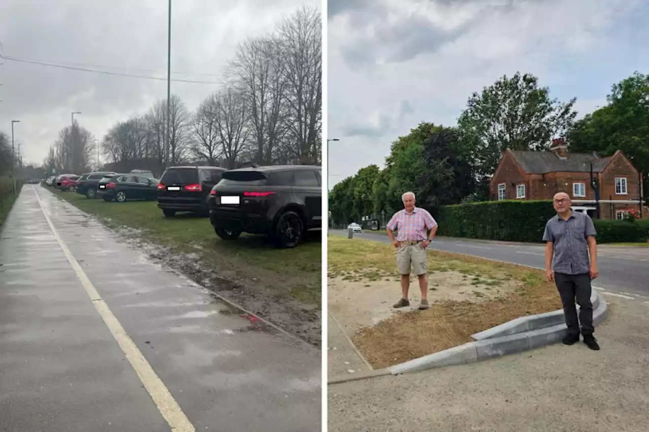 Double height kerbs to stop 'reckless drivers endangering schoolkids'