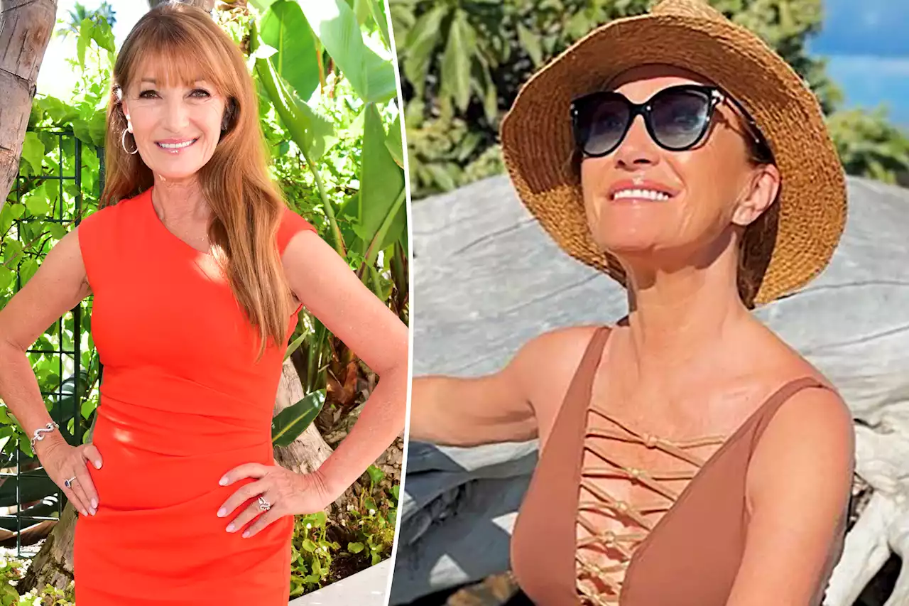 ‘Sexy babe’ Jane Seymour, 72, rocks a plunging one-piece swimsuit: ‘Feast for the eyes’