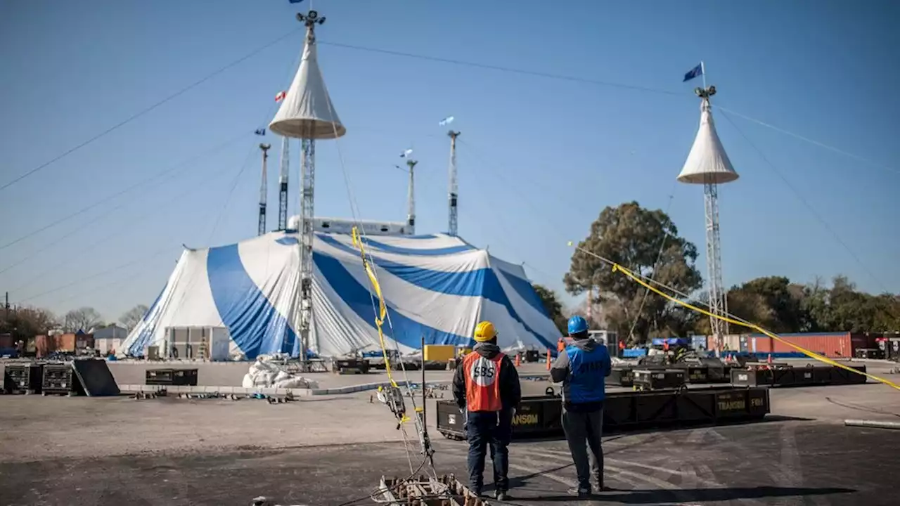 El Cirque du Soleil ya está instalado en Costanera Sur para preparar 'Bazzar' | El espectáculo se verá entre el 23 de junio y el 30 de julio