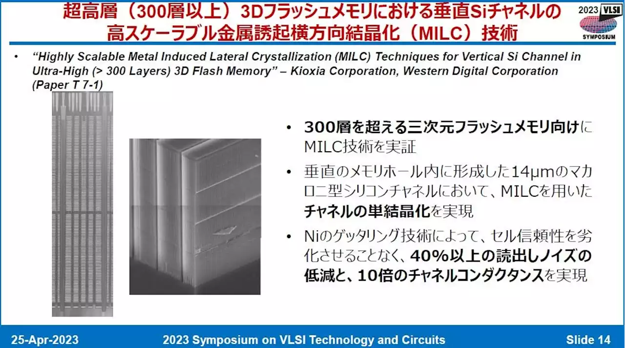 次世代トランジスタと次世代3D NANDを実現するデバイス・プロセス技術【VLSIシンポジウム前日レポート】