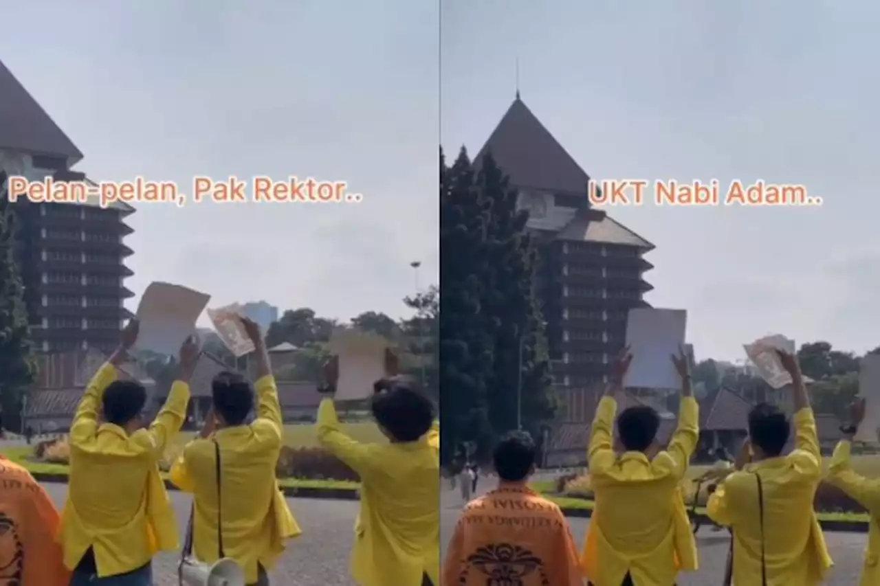 Viral Demo BEM FISIP UI: Pelan-pelan, Pak Rektor, UKT Nabi Adam