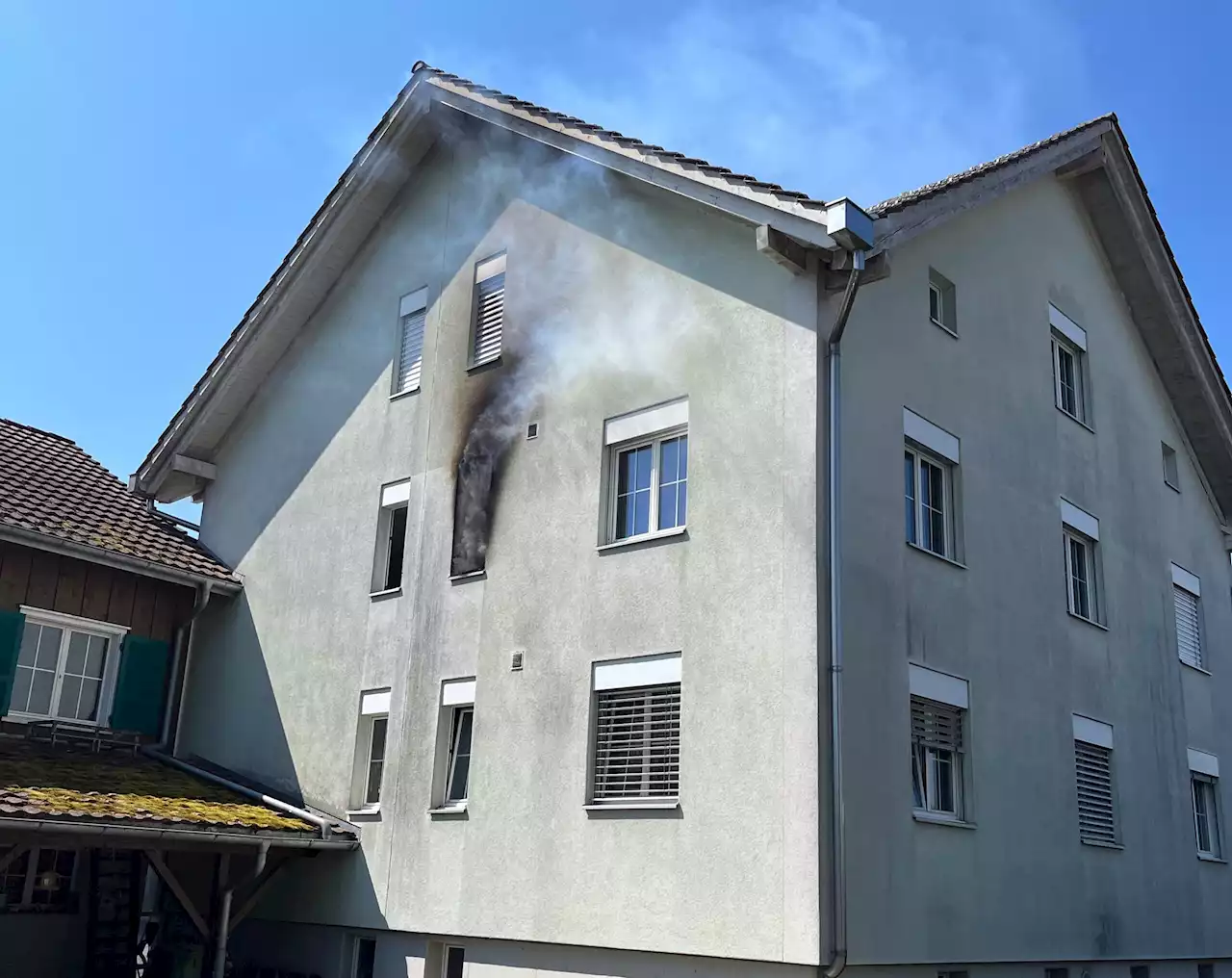 Diepoldsau SG: Brand in Wohnung ausgebrochen – Frau leicht verletzt