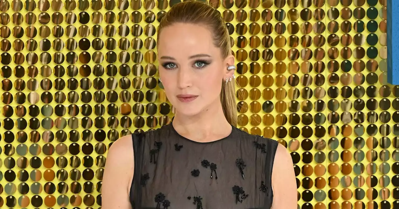 Jennifer Lawrence Gives the Sheer Trend a Whirl at 'No Hard Feelings' Premiere