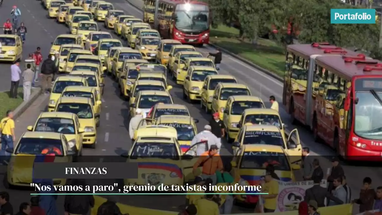 'Nos vamos a paro', gremio de taxistas ante precios de la gasolina