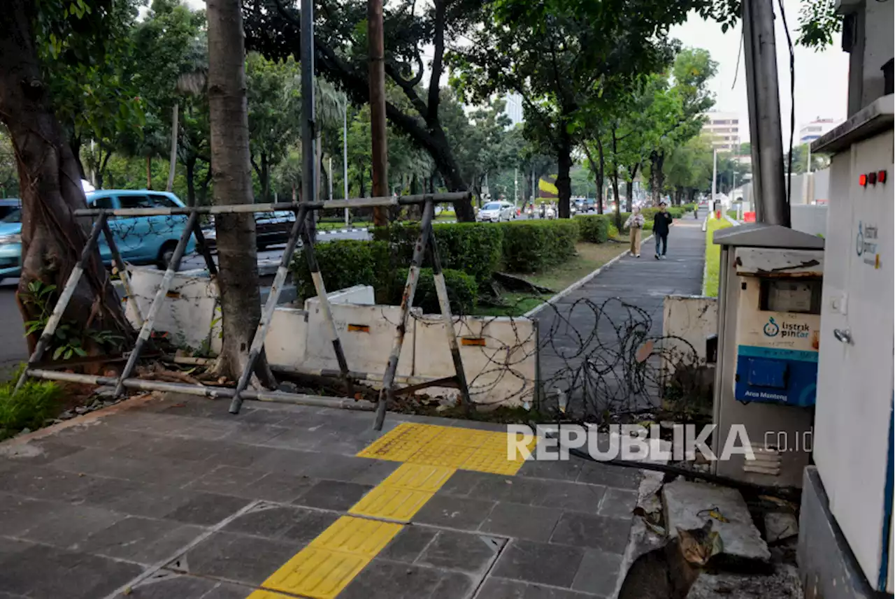 Dubes AS Apresiasi Pengangkatan Blokade Trotoar Depan Kedubes |Republika Online