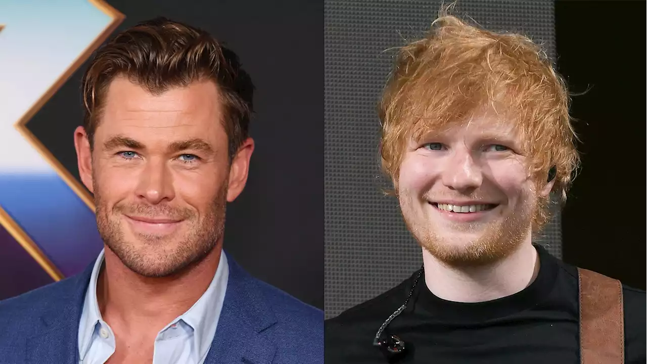 Chris Hemsworth Loves Ed Sheeran So Much He's Making Fancams