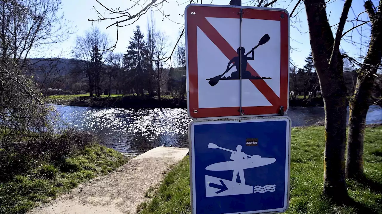 Vague de chaleur : le niveau de la Haute-Ourthe déjà trop bas, les kayaks désormais interdits