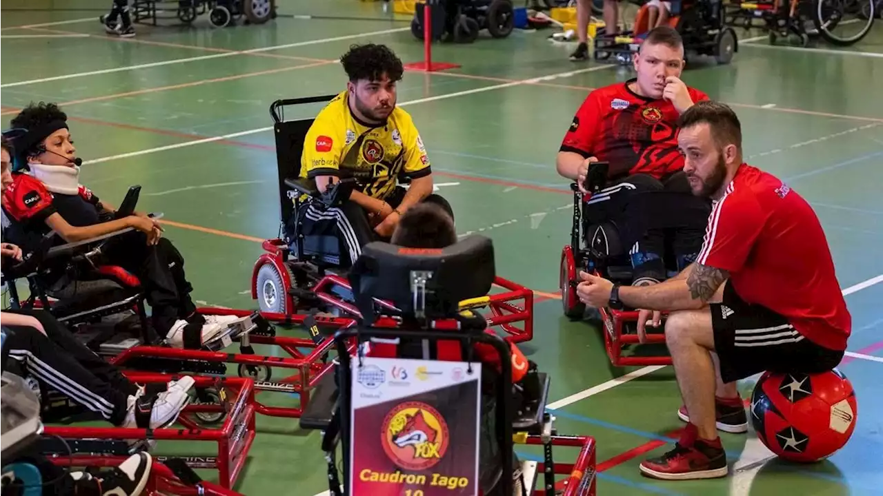 Dans la peau d’un Redfox, vice champion de Belgique de foot fauteuil