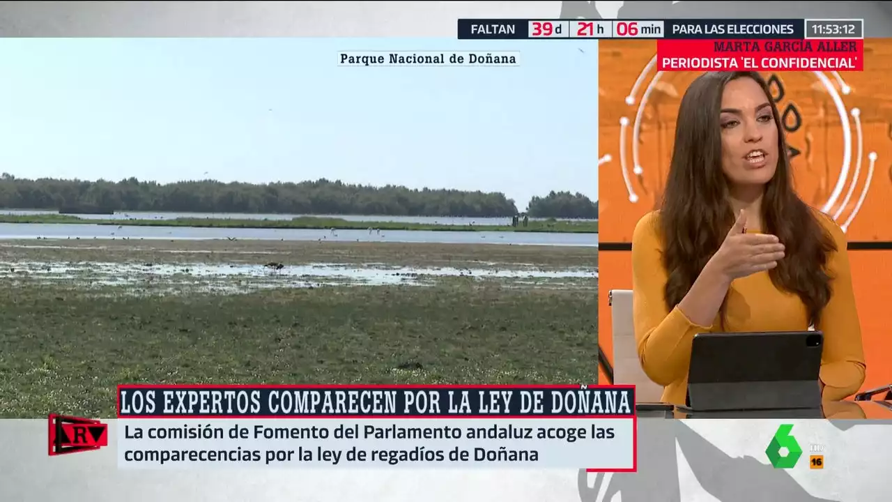 Marta García Aller augura una larga 'guerra del agua' más allá de Doñana: 'Acaba de empezar'