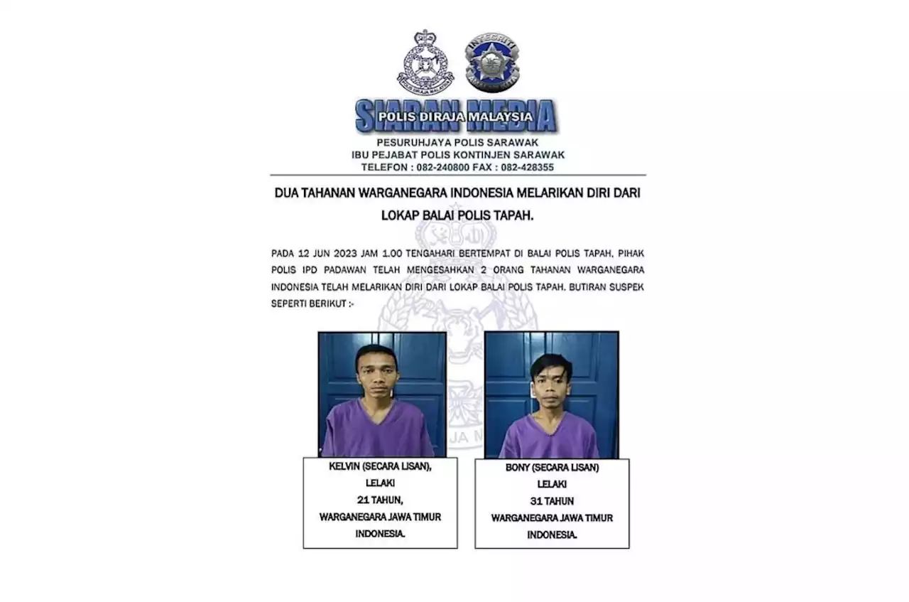 QuickCheck: Did two foreigners escape a lock-up in Padawan, Sarawak?