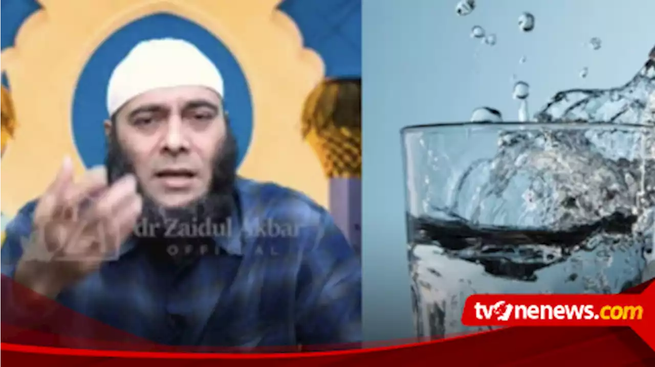 Banyak Orang Salah Kaprah, Ternyata Begini Cara Minum Air Putih yang Benar Kata dr Zaidul Akbar, Kalau Keseringan Bisa…