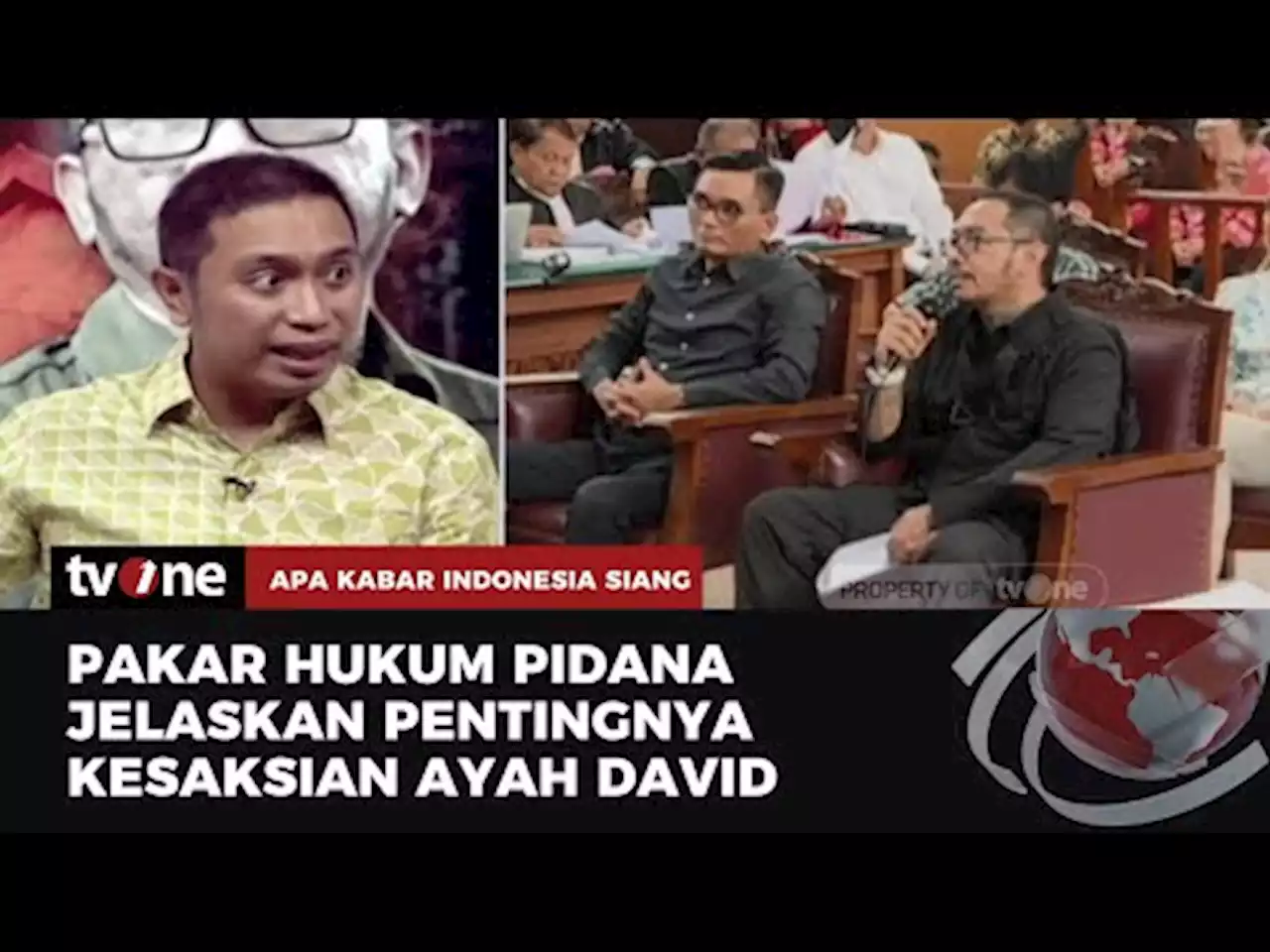 Pakar Hukum Pidana: Kesaksian Ayah David Sangat Krusial untuk Kasus Ini - tvOne