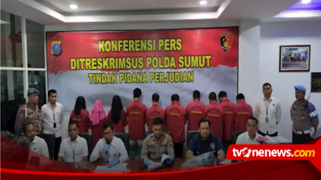 Perjudian Online Sumut Diungkap Subdit Cyber Poldasu, Tempo 6 Bulan 7 Kasus dengan 16 Tersangka