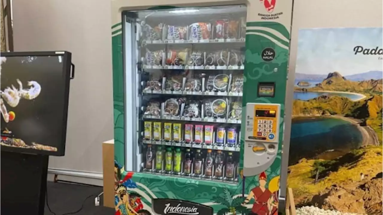 Indonesia Halal Vending Machine Hadir Perdana di Jepang