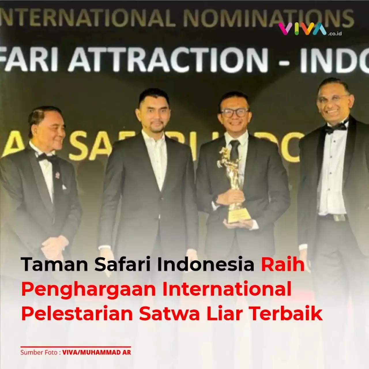 Taman Safari Indonesia Raih Penghargaan International Pelestarian Satwa Liar Terbaik