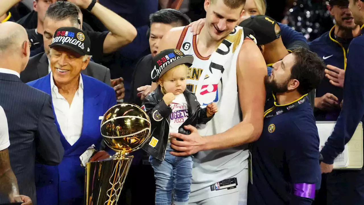 NBA Finals MVP Nikola Jokić calmly celebrates Nuggets' first title: 'The job is done, we can go home now'