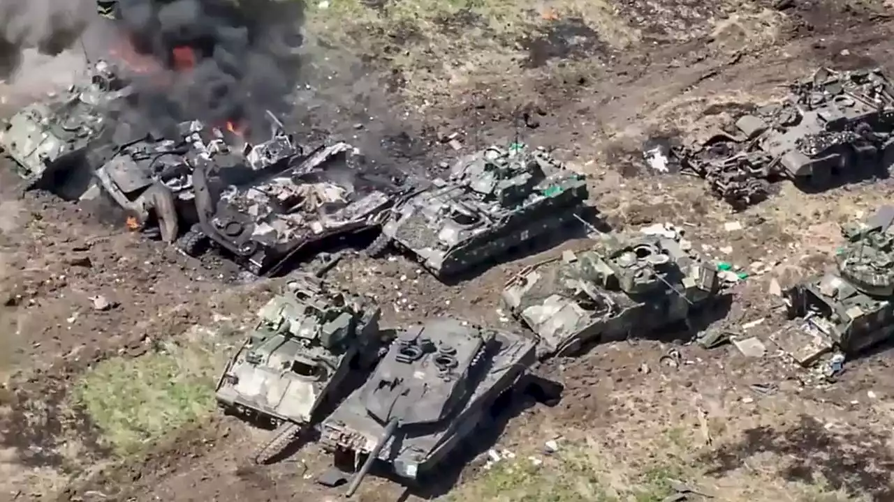 Moskau: Leopard-Panzer in Ukraine erbeutet