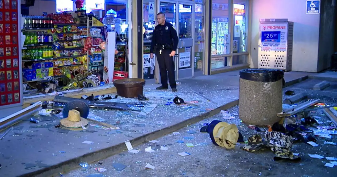 Thieves smash truck into National City 7-Eleven