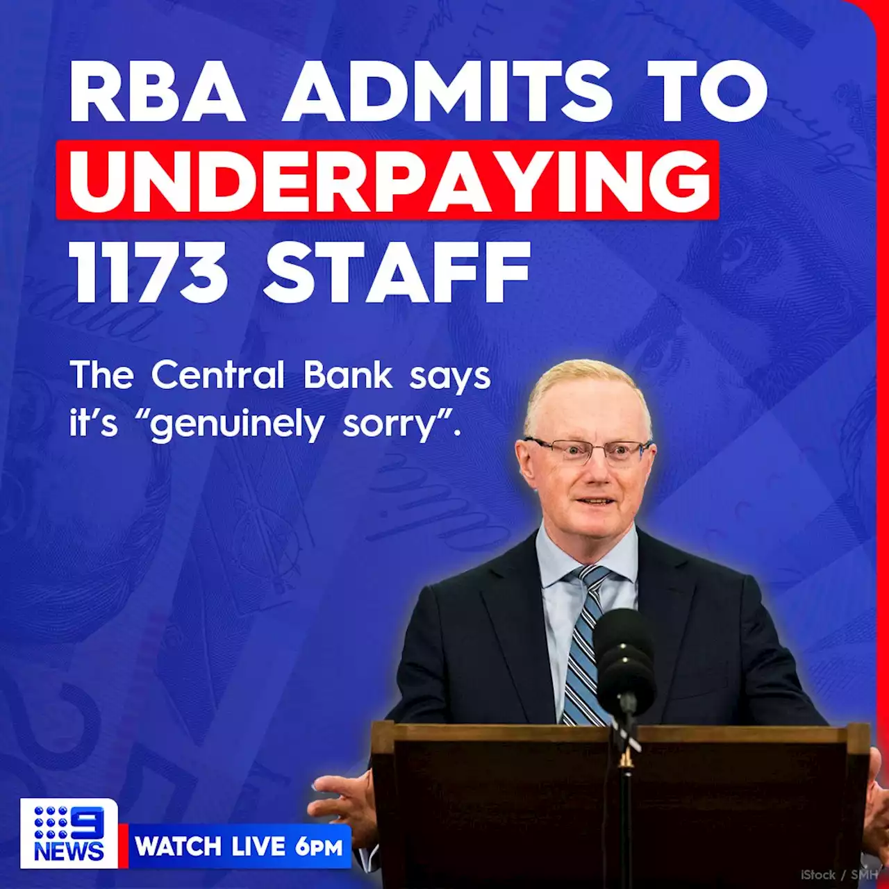 RBA admits it underpaid more than 1000 staff