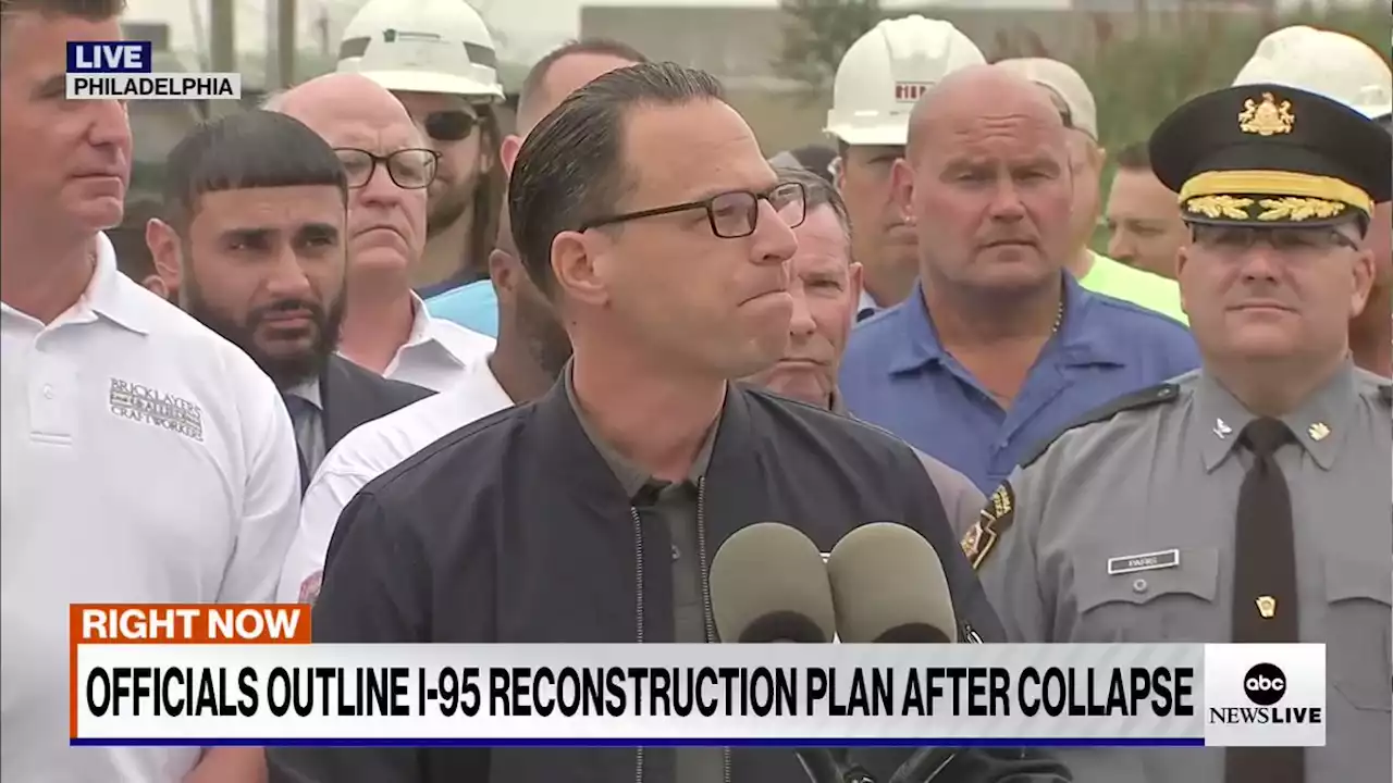 Interstate 95 collapse repair plan to be announced in Philadelphia