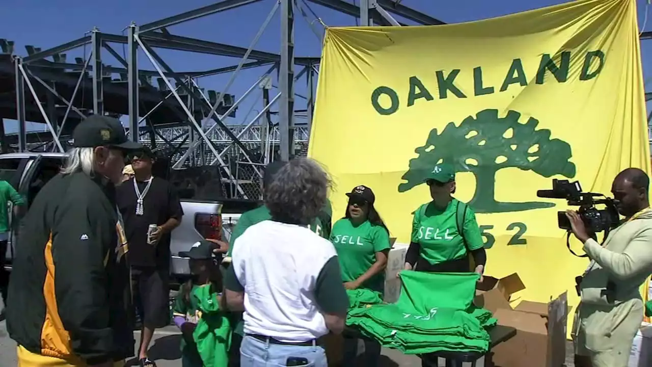 Oakland A's fans come out in full force for reverse boycott to urge Fisher to sell