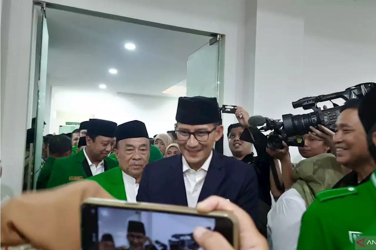 Sandiaga Uno sambangi DPP PPP