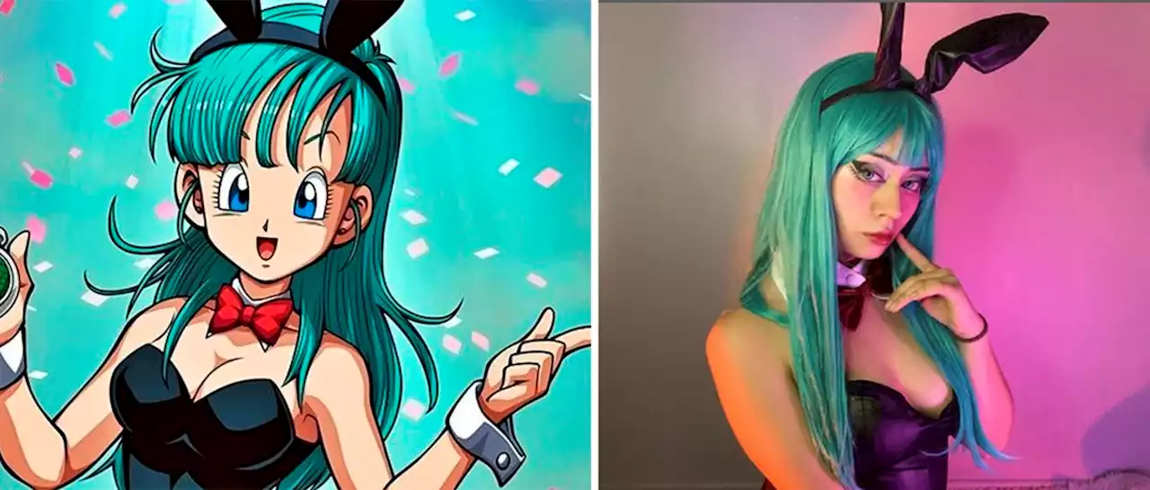 Modelo de Chile hace cosplay de Bulma versión conejita