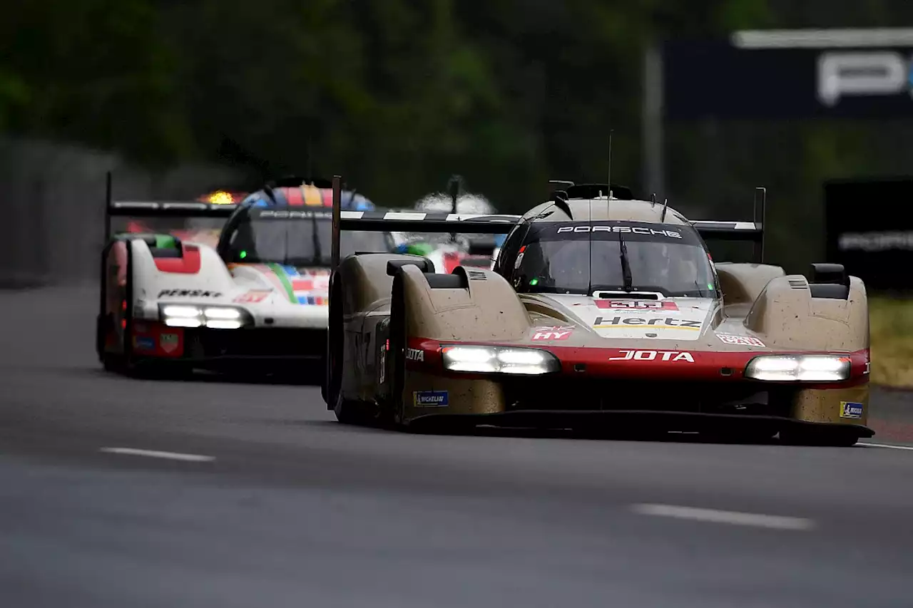 Jota Porsche squad “kings of the world” for an hour at Le Mans