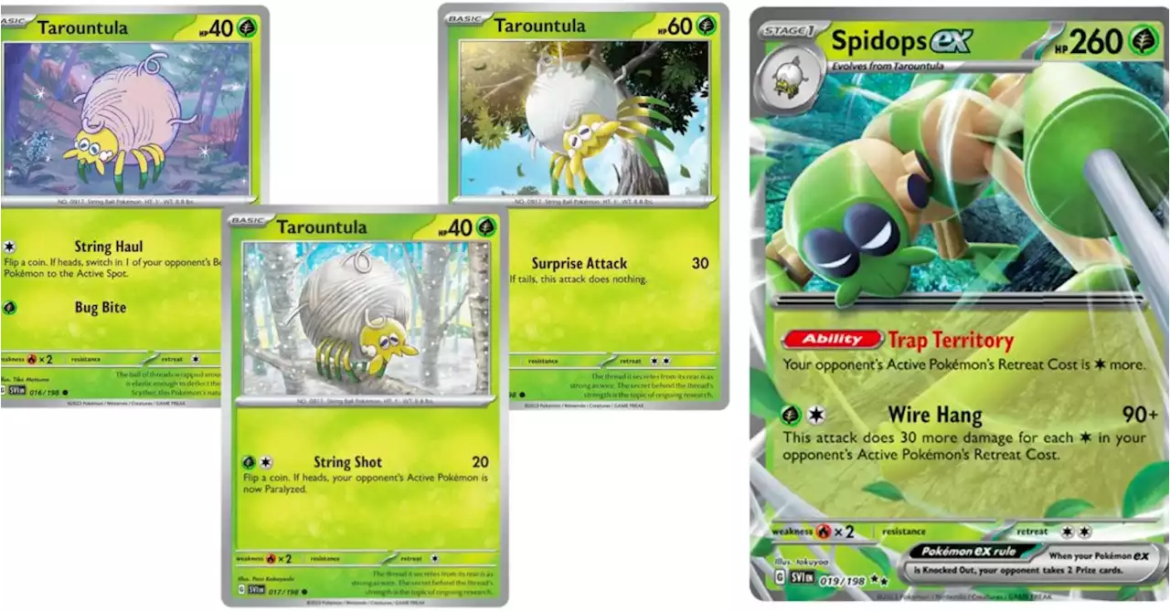 The Cards Of Pokémon TCG: Scarlet & Violet Part 3: Spidops Ex