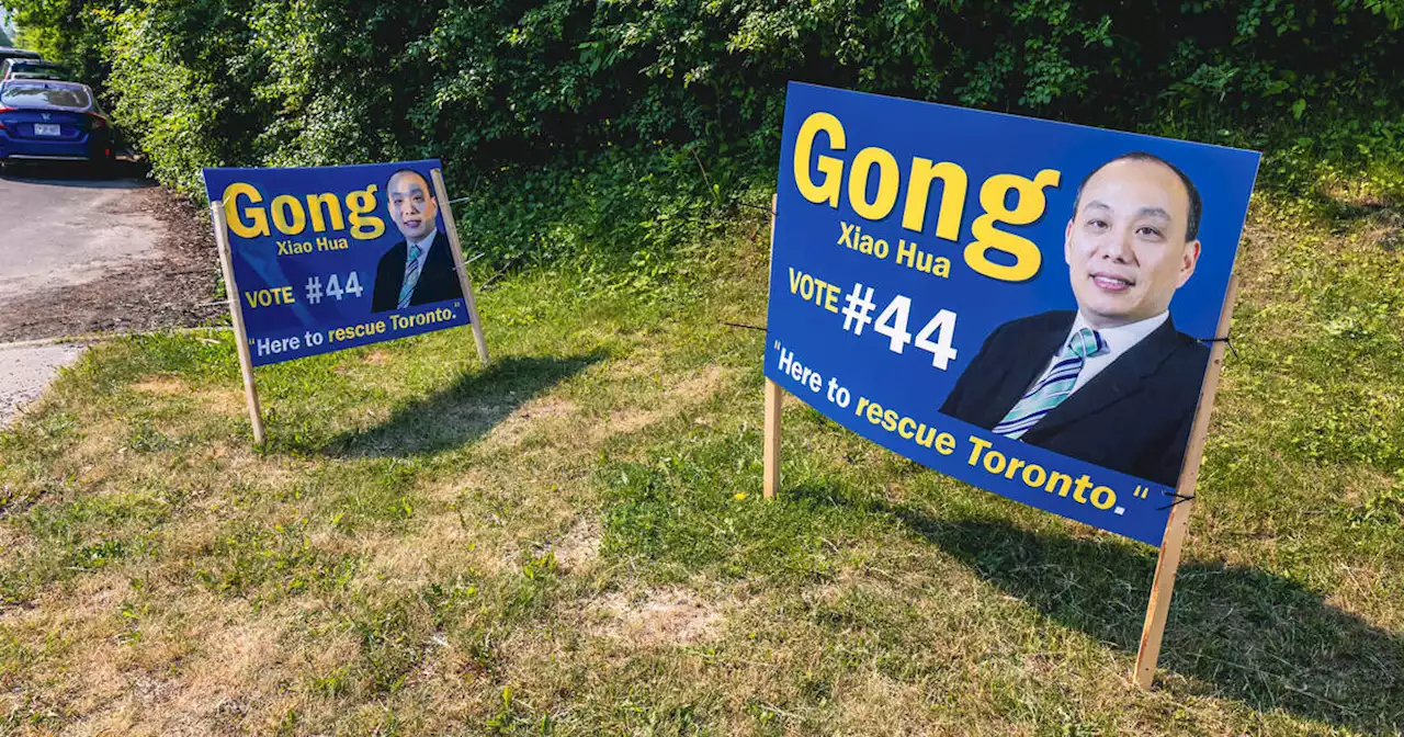 Toronto candidate known for way too many election signs has a shady past