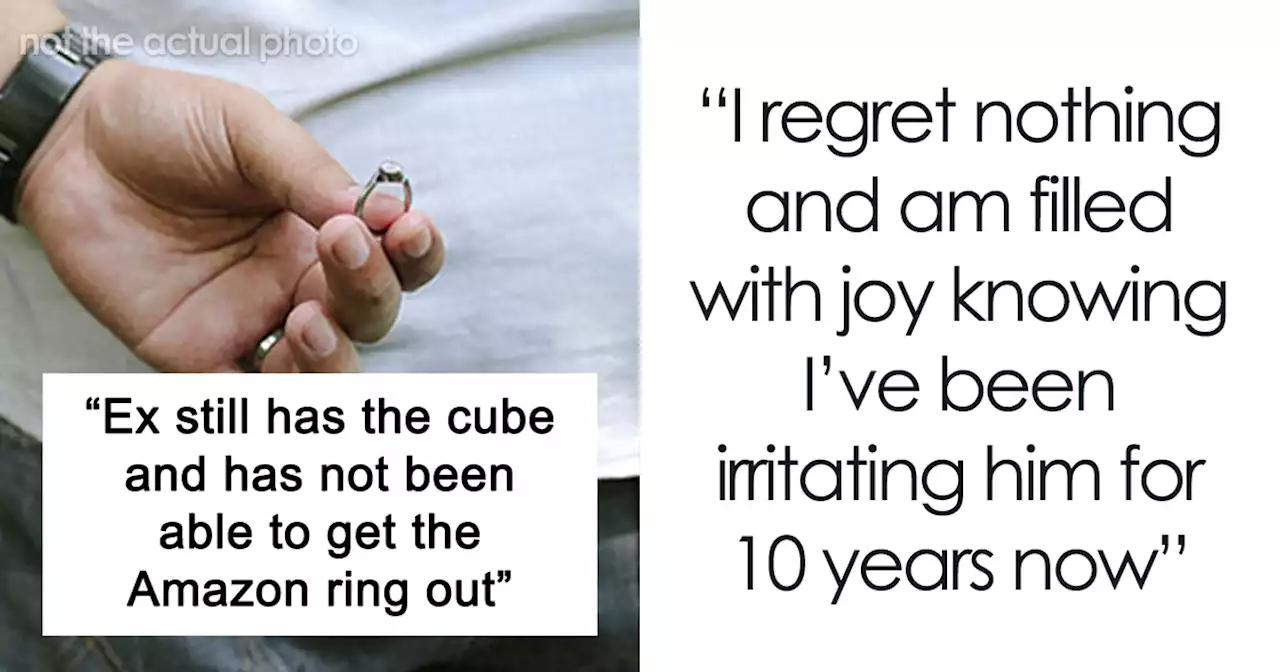 Man Cheats On Fiancé With An Ex, Demands She Return His $190 Engagement Ring, So She Does, Infuriating Him Endlessly