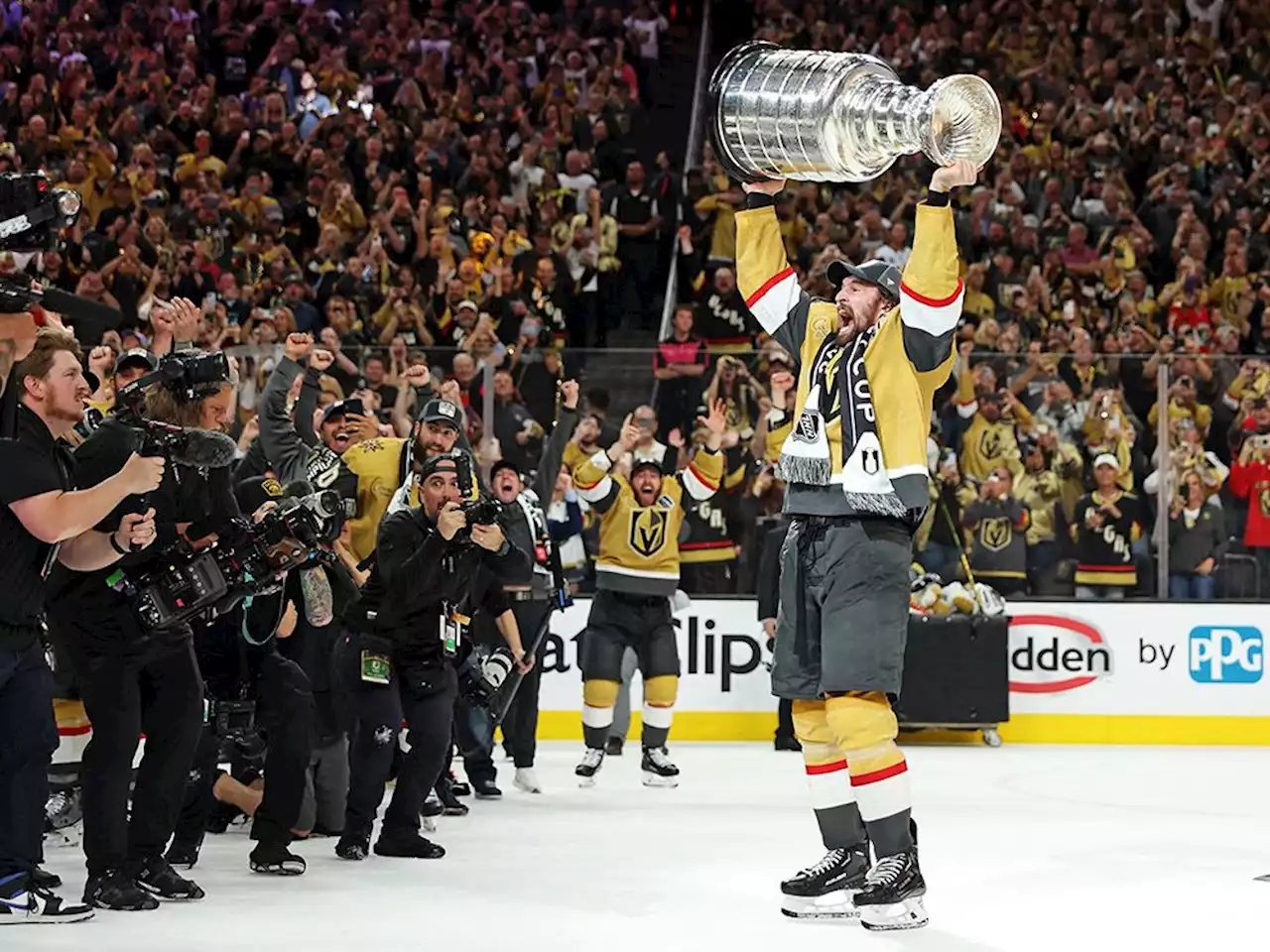 Fresh off second back surgery in 13 months, Mark Stone captains Vegas to Stanley Cup